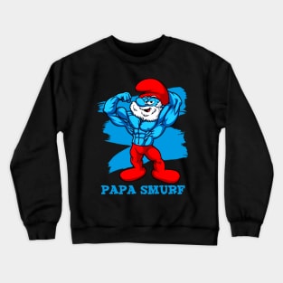 papa smurf Crewneck Sweatshirt